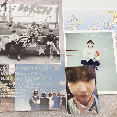 NCT Wish debut album photobook Ryo full set