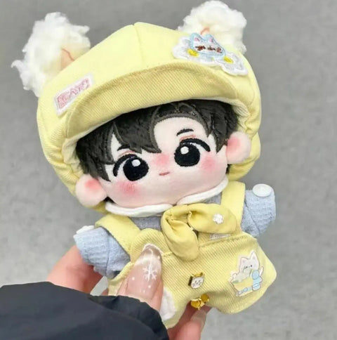 10cm Doll Clothes Yellow Hat Set