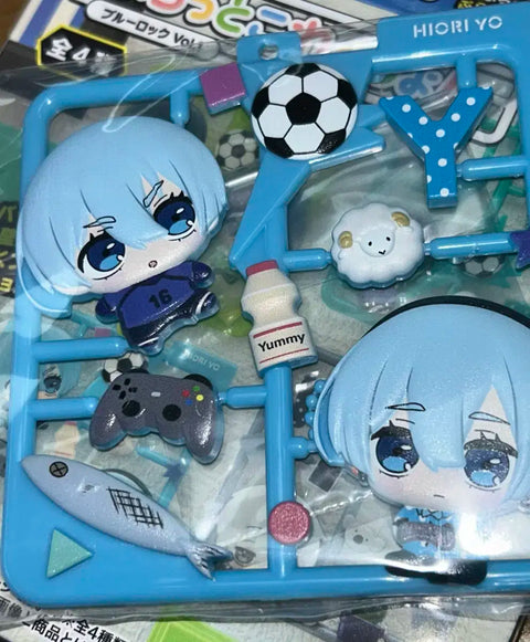 Unopened) Blue Lock Hiori Yo Flat Collection Keychain Figure Hiori Yo Puratto