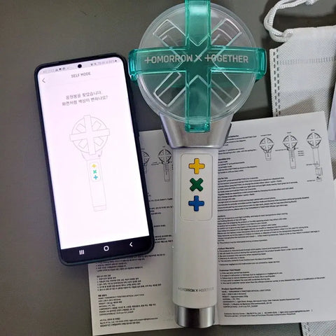 Bộ Light Stick TXT MOA BONG + 5 Photocard