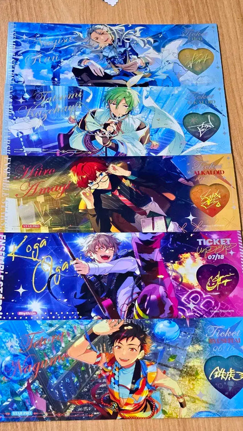 Selling goods due to leaving the fandom) Ensemble Stars! Ensemble Stars! China Live Ticket Hiiro Koga Tatsumi Nagisa
