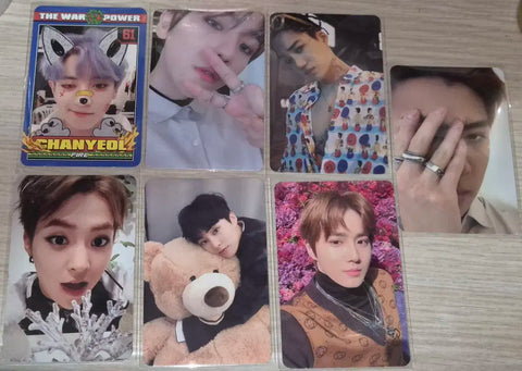 Price negotiable) EXO Baekhyun Kai Sehun Suho Xiumin Chanyeol photocard bundle for sale