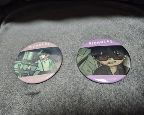 Selling Trigun Wolfwood can badge.