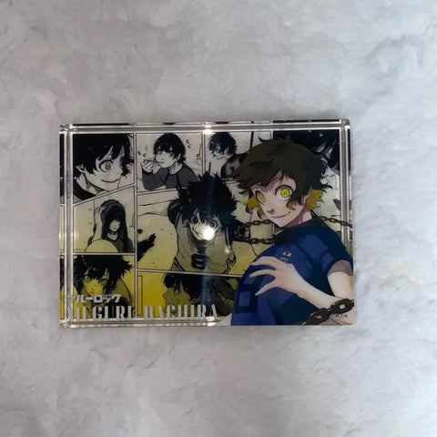 Blue Lock Bachira Original Art Acrylic Block