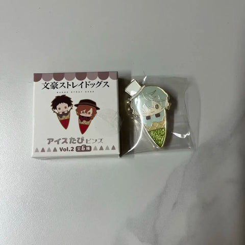 (Trading) Bungo Stray Dogs Nikolai Gogol Charm Badge Pin Clip