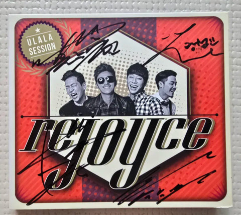 This is a signed copy of Ulala Session's Rejoyce.
