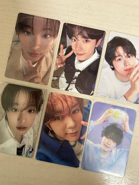 NCT Wish photocards, selling as a set.