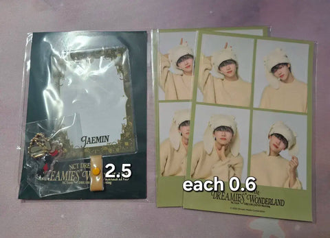 NCT Dream Japan Fan Meeting JaeMin Goods Transfer Phone Tab Four-Cut