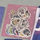 Selling Lee Se-dol Isegye Idol sticker merchandise.