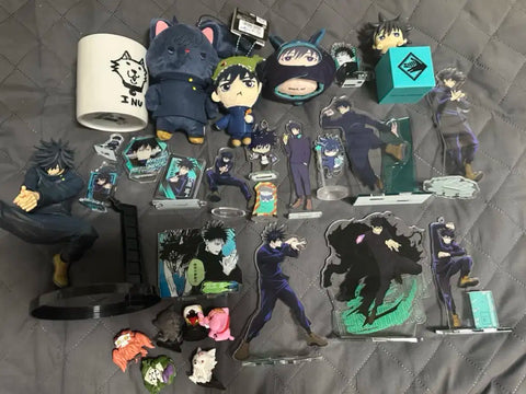 Jujutsu Kaisen Megumi Fushiguro Acrylic Plush Figure Goods Bundle Transfer Sale