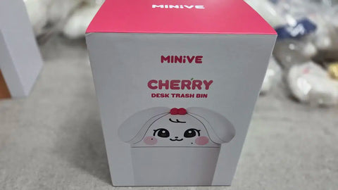Thùng rác để bàn Minive Cherry 2025 Ive Minive Pop-up