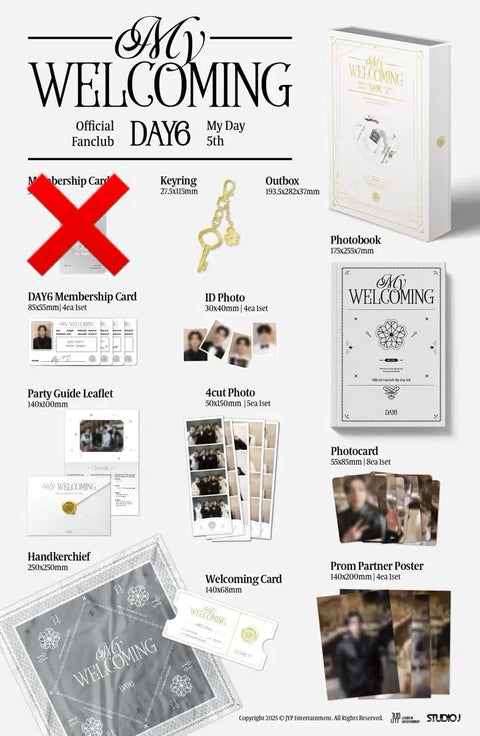 DAY6 Fanclub My Day 5th Generation Kit