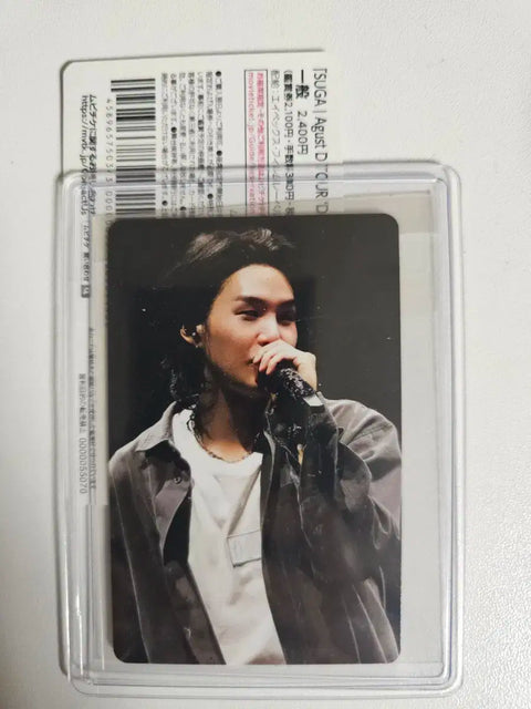 BTS Yoongi Suga D-Day Japan Benefit Photocard