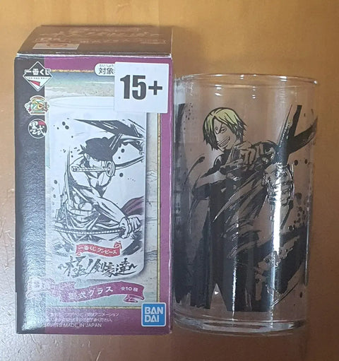 One Piece Ichiban Kuji Sanji Glass