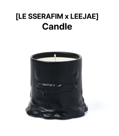 LE SSERAFIM LEEJE Collaboration Pop-up Goods Candle