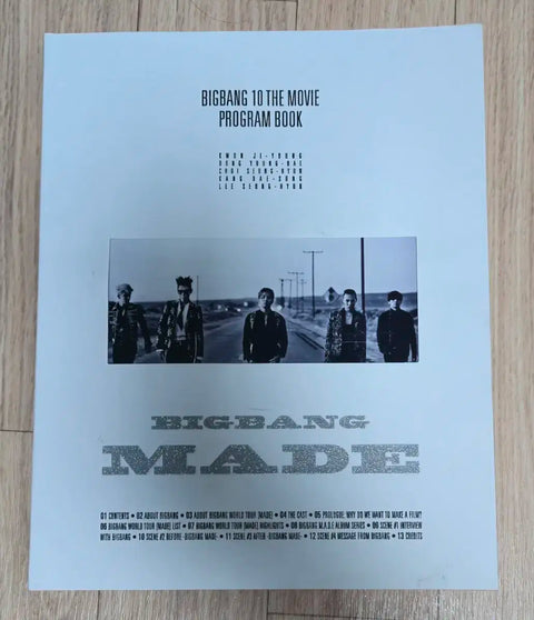 Goods) Big Bang MADE 10th Anniversary Program Book Photobook