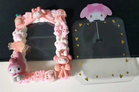 Idol photocard toploader decorating My Melody top loader Decoden
