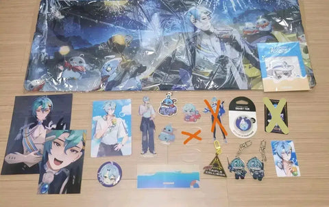 Hàng hóa của Mitchu Seno VTuber, toàn bộ lô hàng.