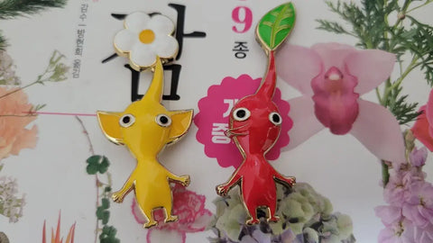 Bán huy hiệu Pikmin theo bộ.