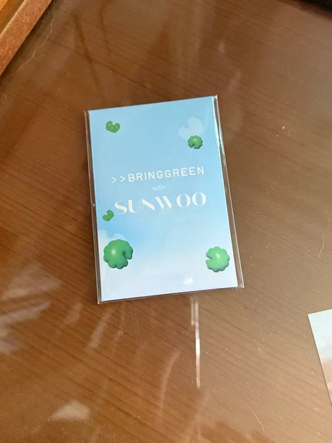 Có thể phản hồi ngay lập tức) Mang theo thẻ ảnh Green The Boyz Sunwoo