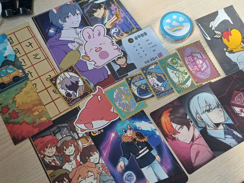 Selling a batch of Sleepground TV merchandise.