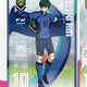 Poster chuỗi nỗi ám ảnh Itoshi Rin Blue Lock Kuji