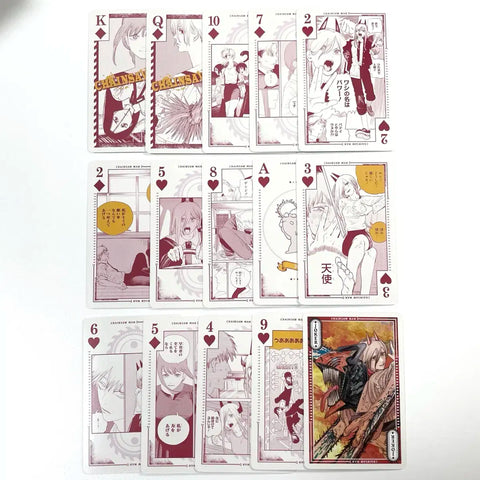 Chainsaw Man playing cards paper goods Power Makima Quanxi Kobeni Denji Pochita