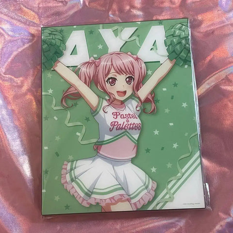 BanG Dream! Maruyama Aya Animate Plus Khung Acrylic