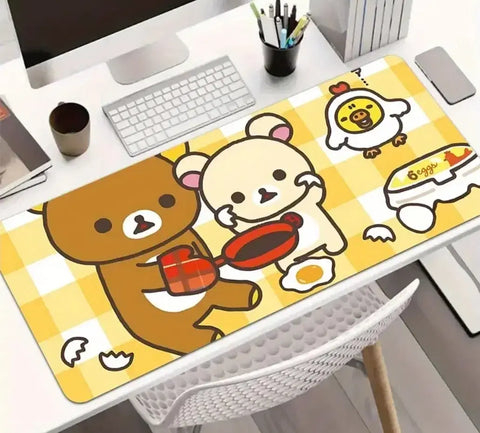 Rilakkuma long mousepad gaming pad desk carpet