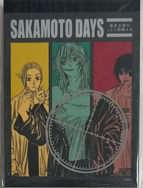 Unopened) Sakamoto Days SakaDay Old JCC Memo Pad Sakamoto Rion Nagumo