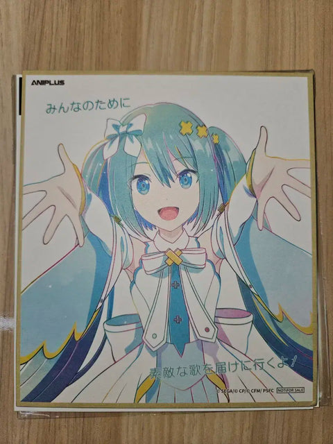 Project Sekai 4th Week Mini Shikishi Miku Yowamushi/Weakling