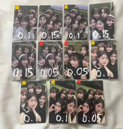 FIFTY FIFTY group Kina, Hana, Chanel, Yewon, Athena photocard album photo