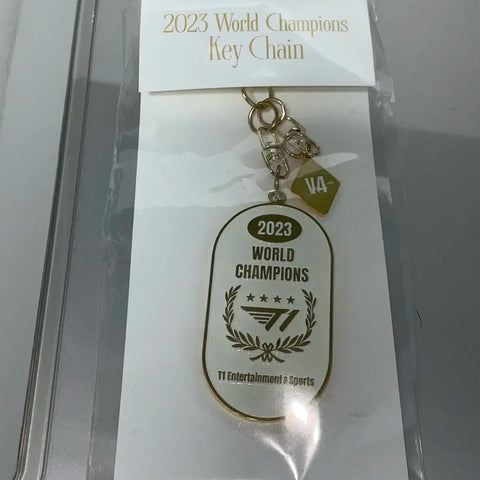 T1 2023 Worlds Championship Keychain
