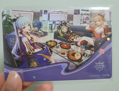 Genshin PC Lounge Goods Zone Special Hologram Card