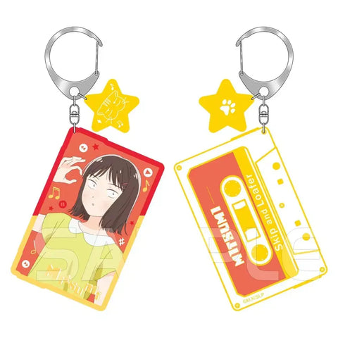 Skip and Loafer Shima & Mitsumi Cassette Tape Keychain Keyholder