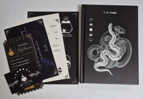 2022 Harry Potter Tom Riddle Diary + Postcard New Year Special Set