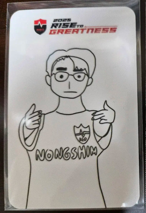 LCK LoL Nongshim RedForce Jiwoo Self-Portrait Photocard Sale Transfer