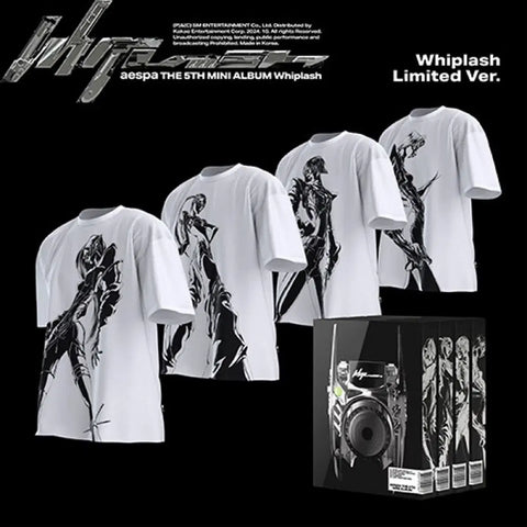 aespa Whiplash Limited Edition T-shirt Version Unopened New Item