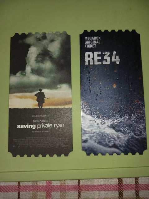 Saving Private Ryan Original Ticket