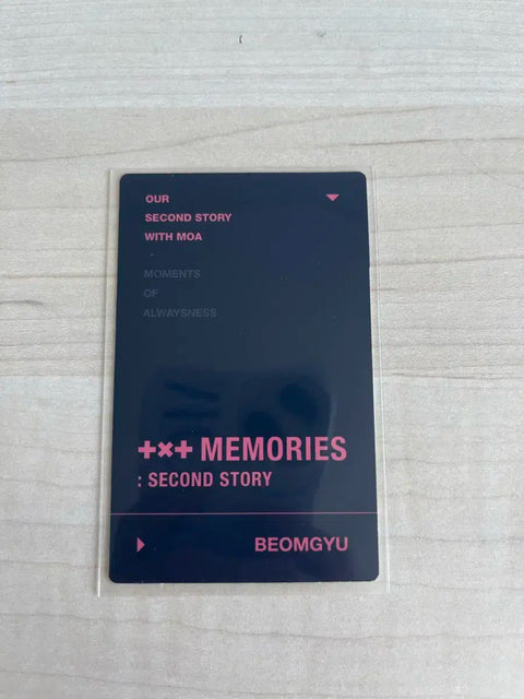 URGENT SALE! Beomgyu Memories 2 Photocards for sale