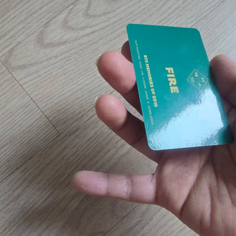 Selling BTS 2016 Memories Fire photocard.