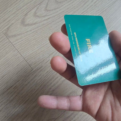 Selling BTS 2016 Memories Fire photocard.