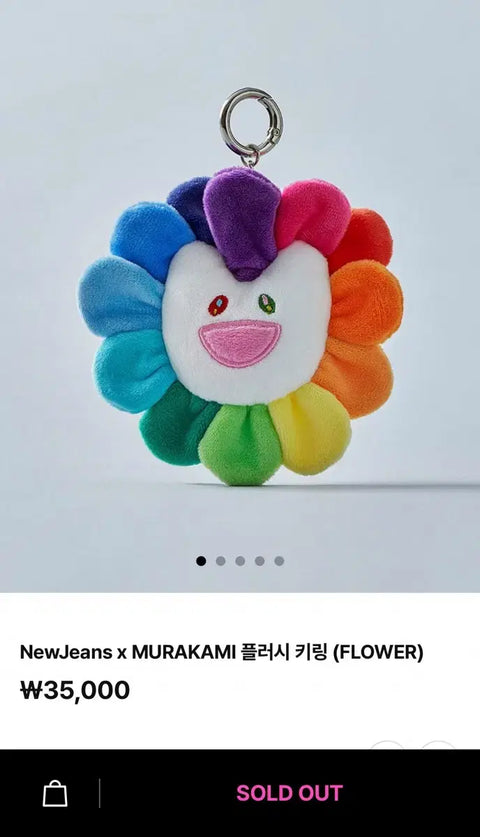 Ba lô NewJeans Fujiwara Hiroshi, móc khóa bông Murakami