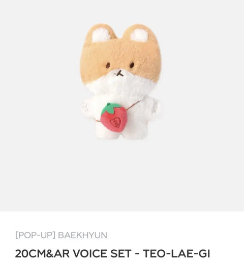EXO Baekhyun 20cm Fluffy Doll Transfer/Sale