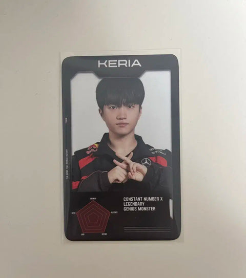 T1 T1 Player Week Keria photocard for sale.