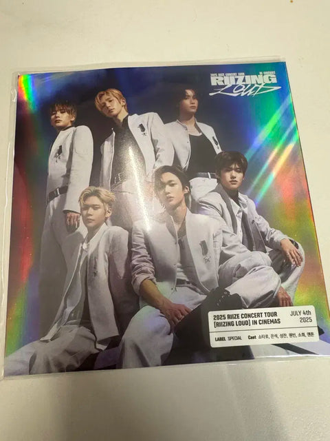 Rise Megabox Live Viewing Benefit Paper LP First Concert