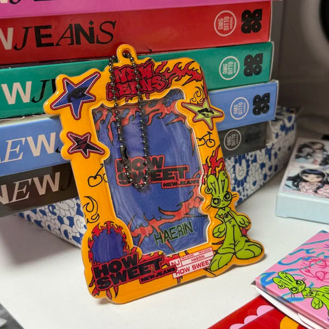 Selling NewJeans 'Hurt' photocard holder keyring Haerin.