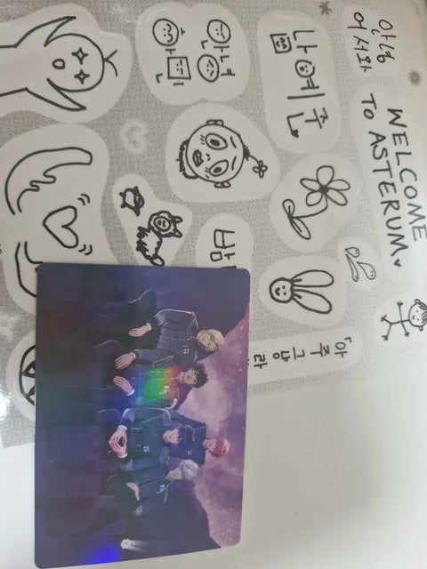 PLAVE encore concert slogan + sticker + big photocard