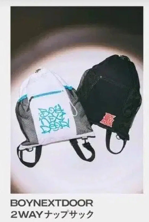BONEXDO wego túi 2 chiều màu trắng sản phẩm mới BOYNEXTDOOR
