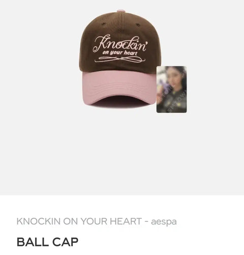 aespa MD ball cap goods original item transfer, no photocard